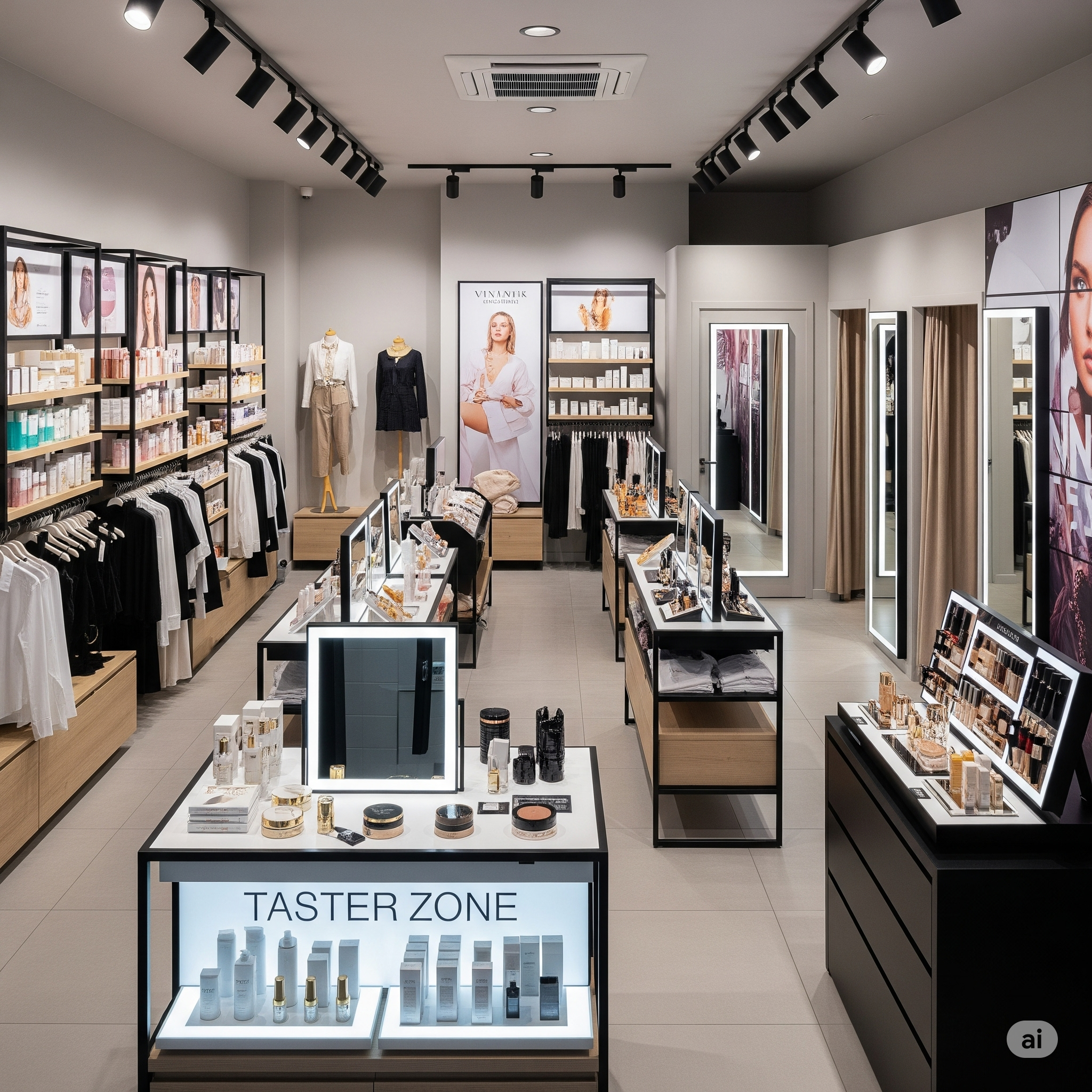 DVGR06 Small Retail Showroom Design (Fashion, Cosmetics & More)